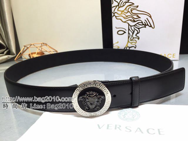 VERSVE男士高端皮帶 範思哲Versace美杜莎頭像搭扣皮帶  jjp1489